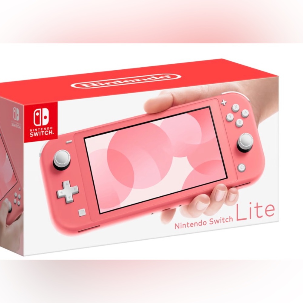Brand New Nintendo Switch Light - Coral Color